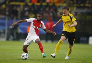  Lemar e Ginter - Borussia Dortmund x Monaco 